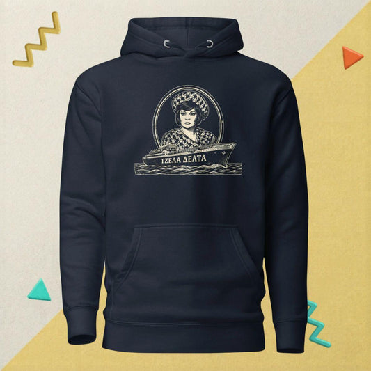 Τζέλα Δέλτα Hoodie – Navy