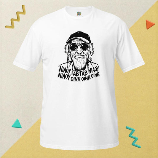 Νιάου Γαβ Γαβ Όινκ Όινκ T-Shirt – White