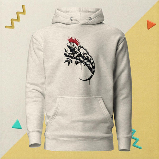 Μήτσος Ιγκουάνα Punk Hoodie – Oatmeal Heather