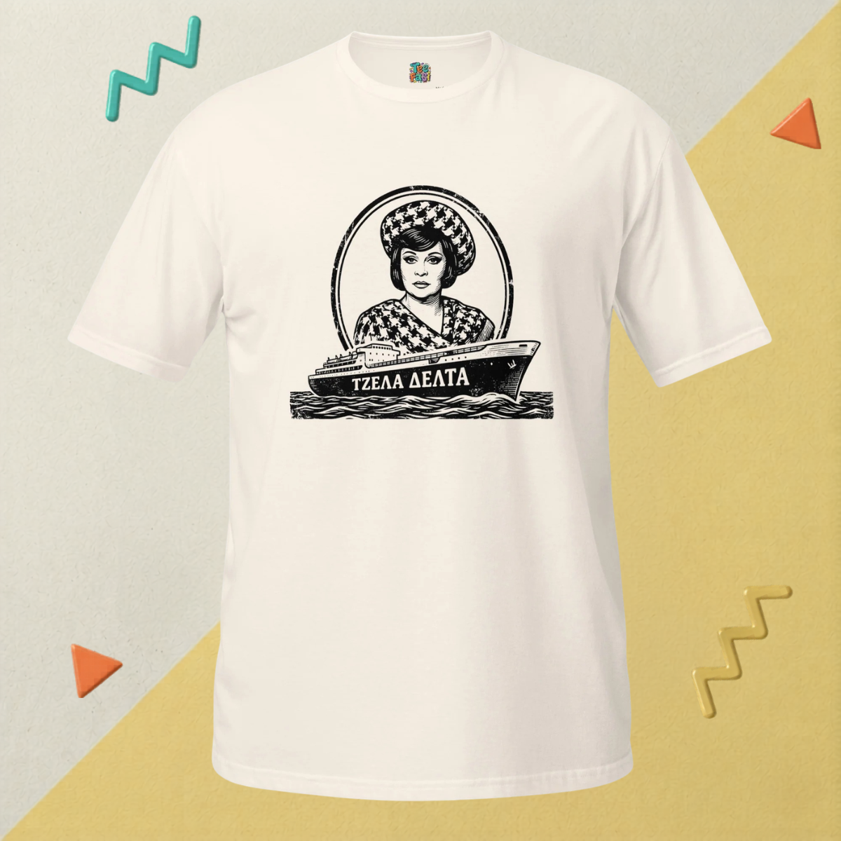 Τζέλα Δέλτα T-Shirt – Natural