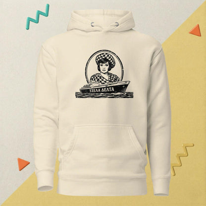 Τζέλα Δέλτα Hoodie – Cream