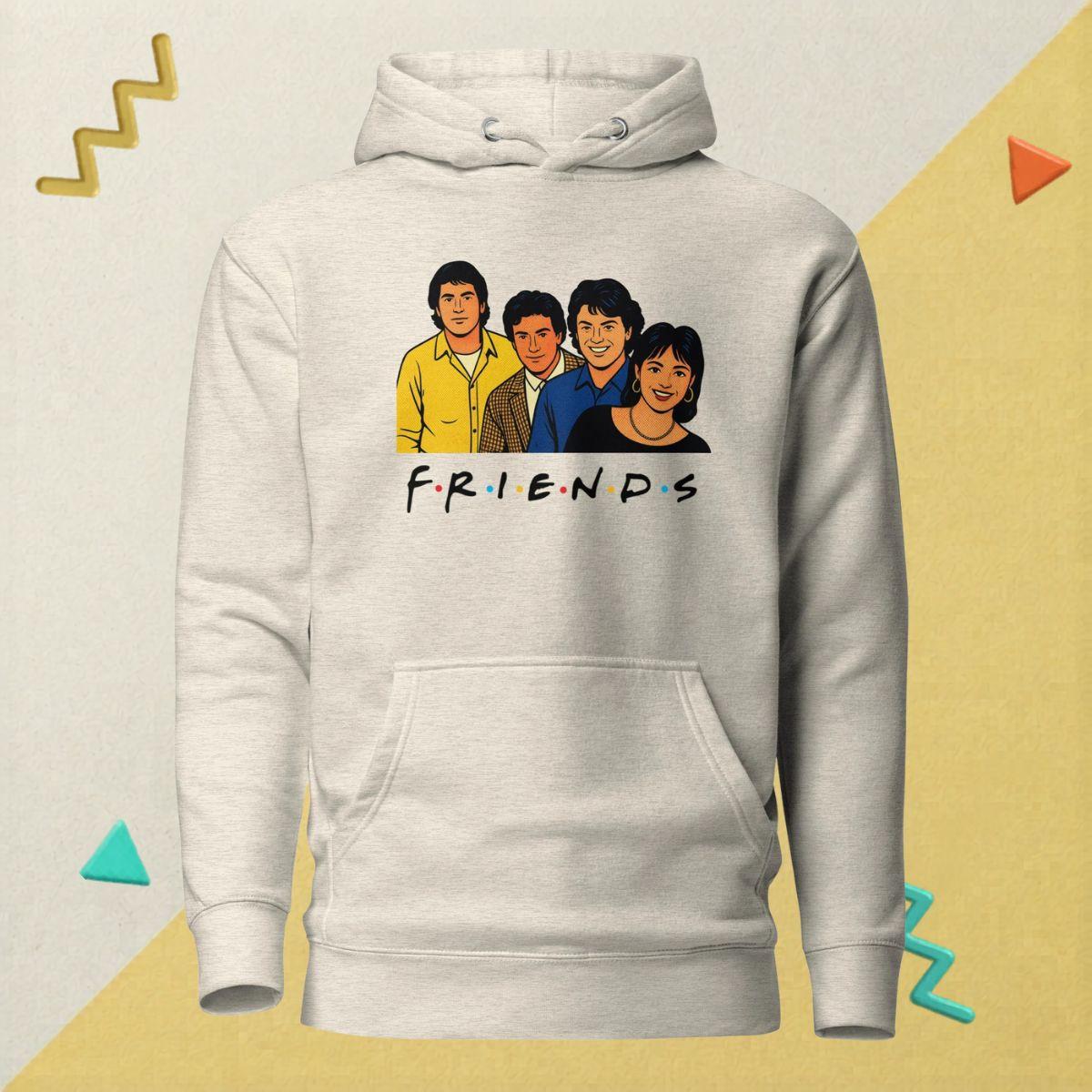 Greek Friends Hoodie – Oatmeal Heather