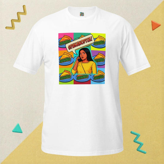 Spakanopita! – Pop Art T-Shirt – White
